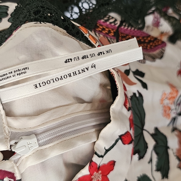 Anthropologie Floral Midi Dress - Multicolor - Picture 7 of 7